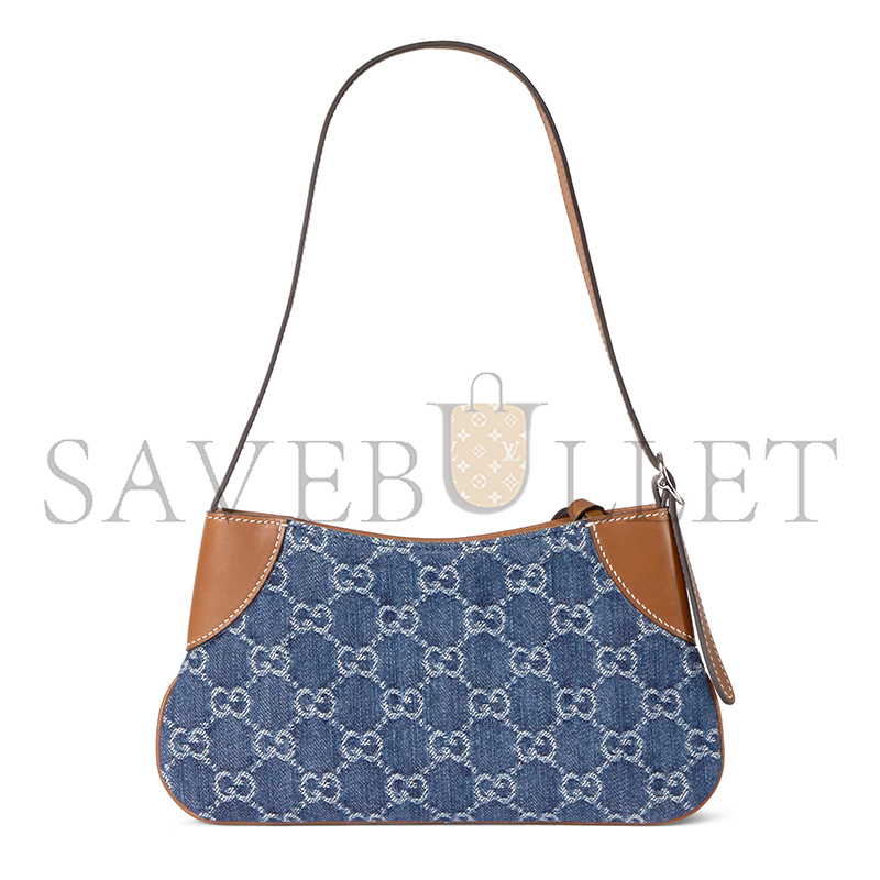 GUCCI GG EMBLEM SMALL SHOULDER BAG 820696 (20*13*2cm)
